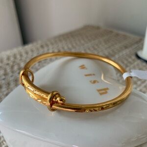 Gold Bangle Bracelet